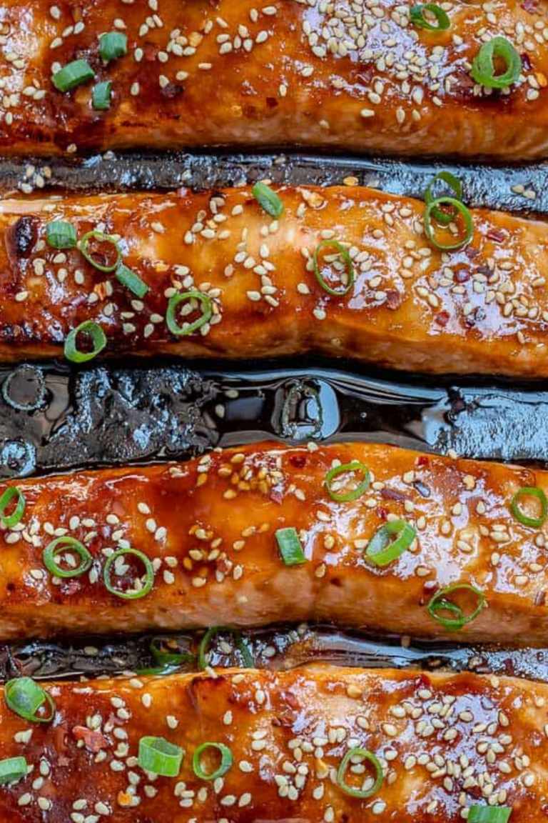 BAKED TERIYAKI SALMON - Healthy Recipes