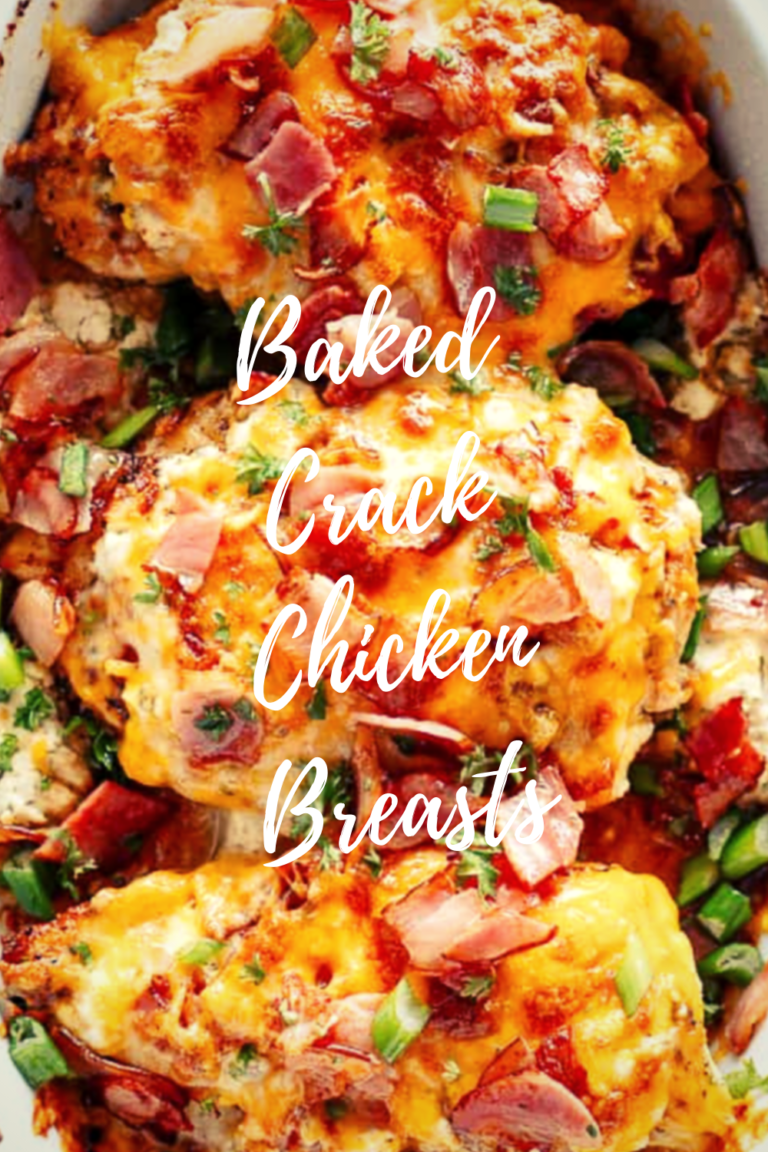 Baked Crack Chicken Breasts - Healthy Recipes